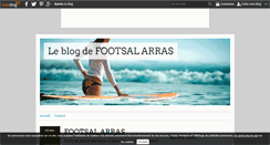 Desktop Screenshot of footsalarras.over-blog.com