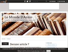 Tablet Screenshot of le.monde.d.annie.over-blog.com