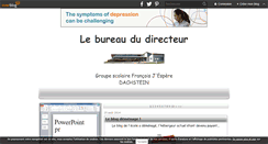 Desktop Screenshot of lebureaududirecteur.over-blog.com