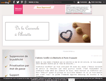 Tablet Screenshot of delacasserolealassiette.over-blog.com