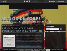 Tablet Screenshot of leblogducorps.over-blog.com