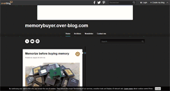 Desktop Screenshot of memorybuyer.over-blog.com