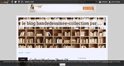 Desktop Screenshot of bandedessinee-collection.over-blog.com