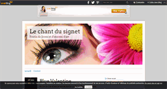Desktop Screenshot of lechantdusignet.over-blog.com