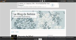 Desktop Screenshot of lescrapandcodesabine.over-blog.com