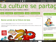Tablet Screenshot of laculturesepartage.over-blog.com