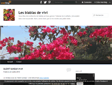 Tablet Screenshot of les-blablas-de-vivi.over-blog.com