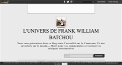 Desktop Screenshot of blogfrankwilliam.com.over-blog.com