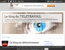 Tablet Screenshot of infoteletravail.over-blog.com