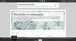 Desktop Screenshot of mirabelle-et-compagnie.over-blog.com