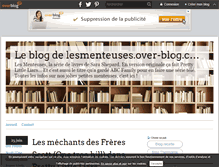 Tablet Screenshot of lesmenteuses.over-blog.com
