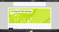 Desktop Screenshot of labradange.over-blog.com