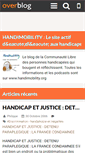 Mobile Screenshot of handimobility.over-blog.com