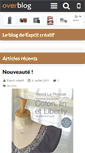 Mobile Screenshot of esprit-creatif.over-blog.com