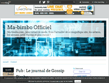 Tablet Screenshot of ma-bimbo.officiel.over-blog.com