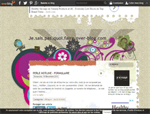 Tablet Screenshot of jesaispasquoifaire.over-blog.com
