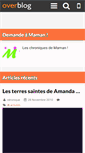 Mobile Screenshot of demandeamaman.over-blog.com