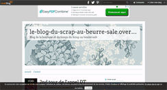 Desktop Screenshot of le-blog-du-scrap-au-beurre-sale.over-blog.com