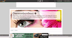 Desktop Screenshot of onesundayofmay.over-blog.com