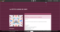 Desktop Screenshot of lapetitecuisinedecindy.over-blog.com