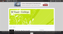 Desktop Screenshot of collegesaintvaast.over-blog.com