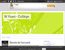 Tablet Screenshot of collegesaintvaast.over-blog.com