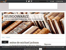 Tablet Screenshot of mundowarez.over-blog.es