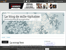 Tablet Screenshot of mlle-tiphaine.over-blog.com