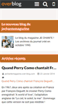 Mobile Screenshot of jechantemagazine.over-blog.com