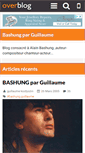 Mobile Screenshot of bashung.guillaume.over-blog.com