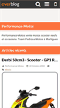 Mobile Screenshot of performances-motos.over-blog.com