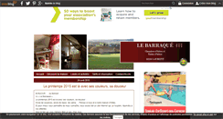 Desktop Screenshot of gitesdefrancelebarraque.over-blog.fr