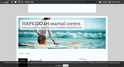 Desktop Screenshot of hapkido.over-blog.com