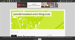 Desktop Screenshot of janedevosamoi.over-blog.com