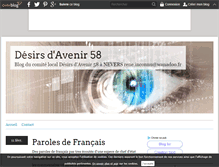 Tablet Screenshot of desirsdavenir58.over-blog.com
