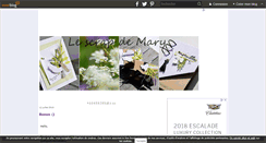 Desktop Screenshot of lescrapdemary.over-blog.fr