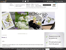 Tablet Screenshot of lescrapdemary.over-blog.fr