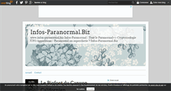 Desktop Screenshot of infos-paranormal.over-blog.fr