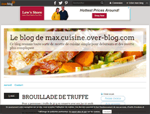 Tablet Screenshot of max.cuisine.over-blog.com