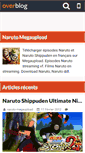 Mobile Screenshot of naruto-megaupload.over-blog.com