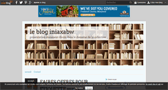 Desktop Screenshot of iniaxabw.over-blog.com