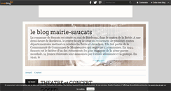 Desktop Screenshot of mairie-saucats.over-blog.com