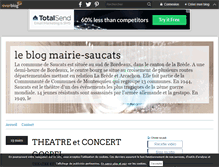 Tablet Screenshot of mairie-saucats.over-blog.com