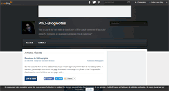 Desktop Screenshot of phd-blognote.over-blog.com