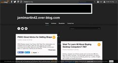 Desktop Screenshot of jamimartin42.over-blog.com