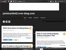 Tablet Screenshot of jamimartin42.over-blog.com