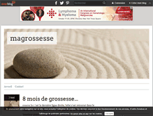 Tablet Screenshot of magrossesse.over-blog.fr