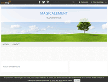 Tablet Screenshot of magie.over-blog.com