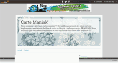 Desktop Screenshot of carte-maniak.over-blog.fr