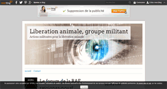 Desktop Screenshot of animaliberation.over-blog.com